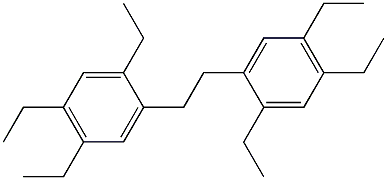 2,2'-Ethylenebis(1,4,5-triethylbenzene) 구조식 이미지