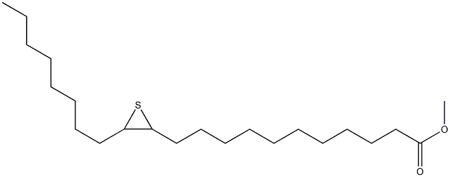 12,13-Epithiohenicosanoic acid methyl ester 구조식 이미지