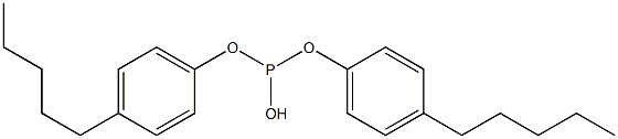 Phosphorous acid di(4-pentylphenyl) ester 구조식 이미지