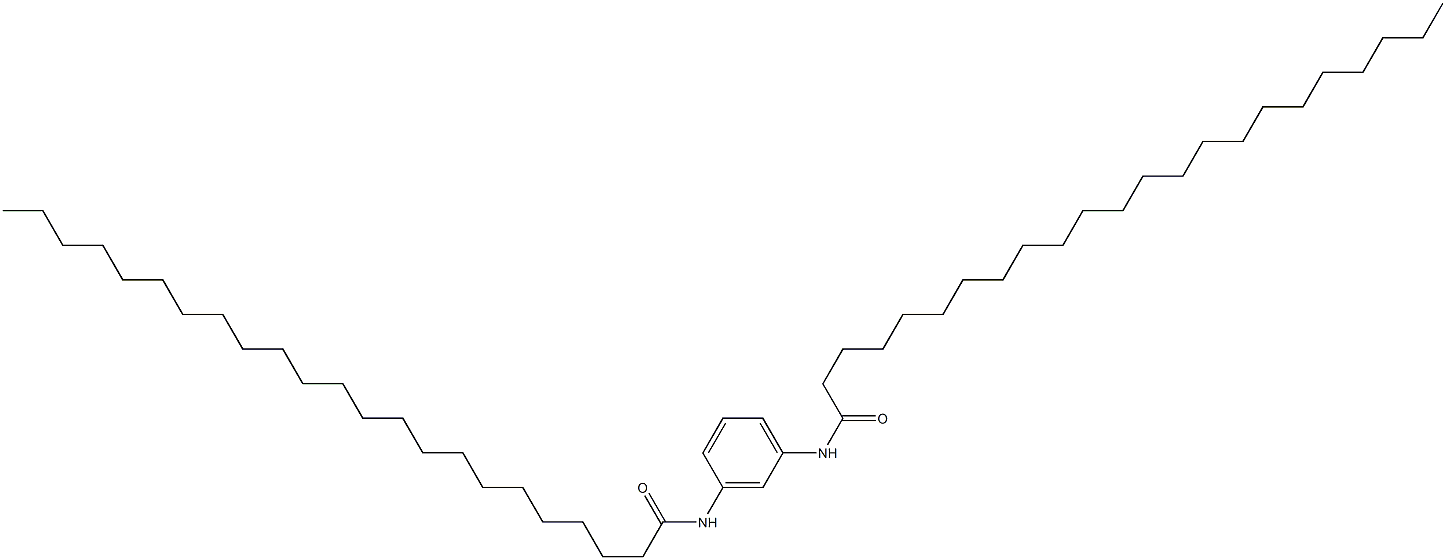 N,N'-Bis(1-oxotricosyl)-m-phenylenediamine Structure