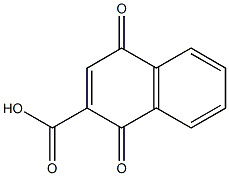 1,4-Dioxo-1,4-dihydronaphthalene-2-carboxylic acid Structure