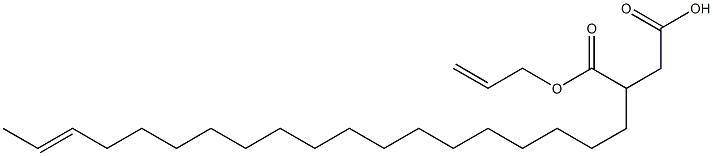 3-(17-Nonadecenyl)succinic acid 1-hydrogen 4-allyl ester Structure