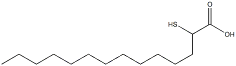 2-Mercaptotetradecanoic acid Structure