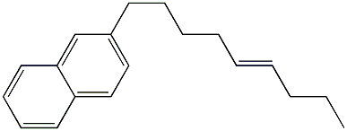 2-(5-Nonenyl)naphthalene 구조식 이미지