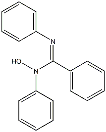 N-Hydroxy-N,N'-diphenylbenzamidine 구조식 이미지