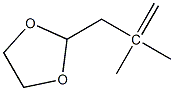 2-Methyl-2-isobutenyl-1,3-dioxolane Structure