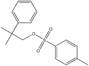 p-Toluenesulfonic acid 2-methyl-2-phenylpropyl ester 구조식 이미지