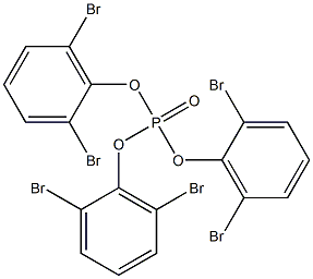 Phosphoric acid tris(2,6-dibromophenyl) ester Structure