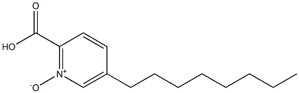 2-Carboxy-5-octylpyridine 1-oxide 구조식 이미지