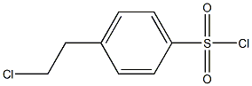 p-(2-Chloroethyl)benzenesulfonyl chloride 구조식 이미지