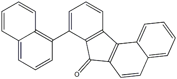 8-(1-Naphtyl)-7H-benzo[c]fluoren-7-one 구조식 이미지
