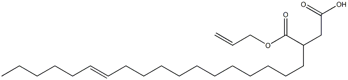 3-(12-Octadecenyl)succinic acid 1-hydrogen 4-allyl ester 구조식 이미지