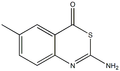 2-Amino-6-methyl-4H-3,1-benzothiazin-4-one 구조식 이미지