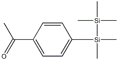 4'-(Pentamethyldisilanyl)acetophenone 구조식 이미지