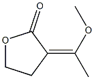 3-(1-Methoxyethylidene)dihydrofuran-2(3H)-one 구조식 이미지