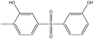 3,3'-Dihydroxy-4'-methyl[sulfonylbisbenzene] Structure