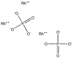 Phosphoric acid rhodium(II) salt Structure