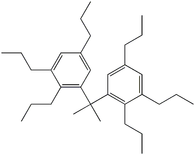 3,3'-Isopropylidenebis(1,2,5-tripropylbenzene) Structure