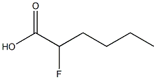 2-Fluorocaproic acid Structure