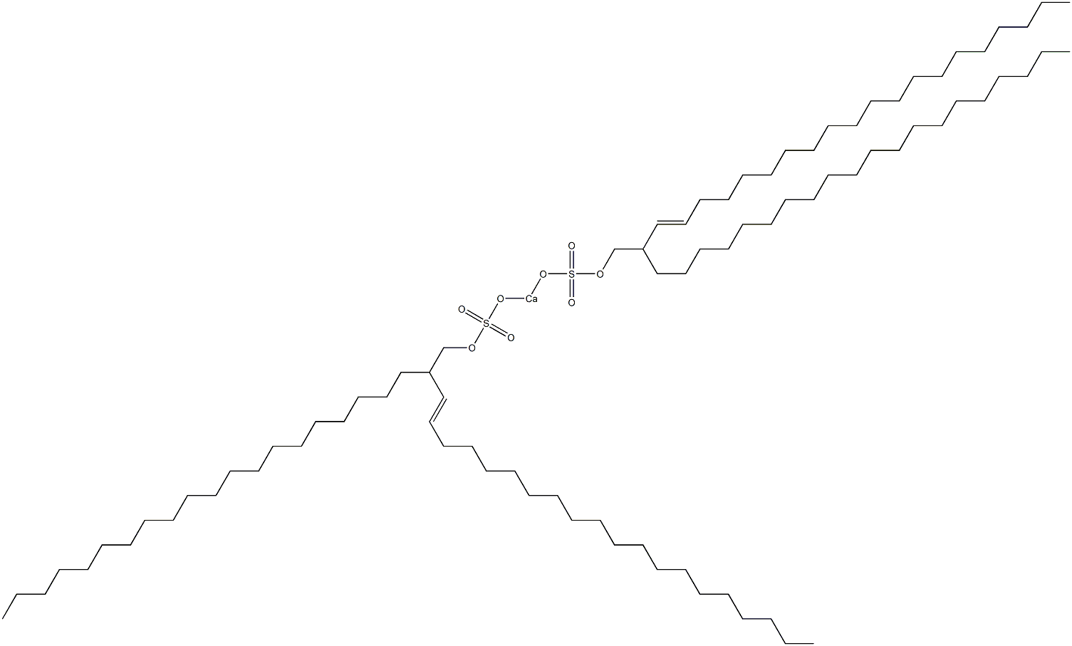 Bis(2-icosyl-3-docosenyloxysulfonyloxy)calcium 구조식 이미지