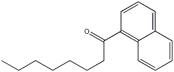 Heptyl 1-naphtyl ketone Structure