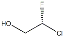 [R,(+)]-2-Chloro-2-fluoroethanol Structure
