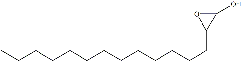 1,2-Epoxypentadecan-1-ol Structure