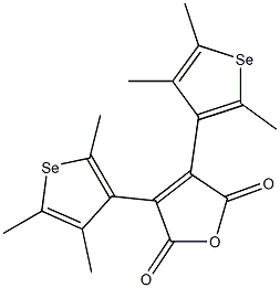 2,3-Bis(2,4,5-trimethylselenophen-3-yl)maleic anhydride Structure