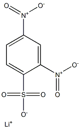 2,4-Dinitrobenzenesulfonic acid lithium salt 구조식 이미지