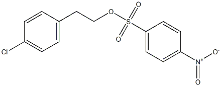 4-Nitrobenzenesulfonic acid 4-chlorophenethyl ester Structure