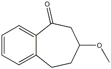 7-Methoxy-6,7,8,9-tetrahydro-5H-benzocyclohepten-5-one 구조식 이미지