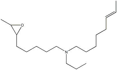 N-Propyl-N,N-di(6-octenyl)amine oxide Structure