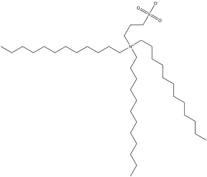 N,N-Didodecyl-N-(3-sulfonatopropyl)-1-dodecanaminium Structure