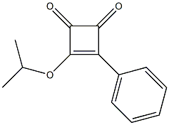 3-Phenyl-4-isopropoxy-3-cyclobutene-1,2-dione 구조식 이미지