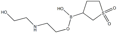 Tetrahydrothiophene-1,1-dioxide-3-boronic acid diethanolamine ester, 97% Structure