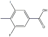 3-Fluoro-4-methyl-5-iodobenzoic acid Structure