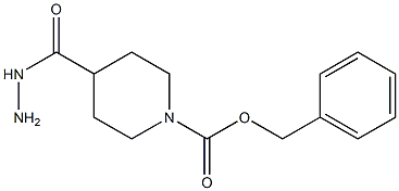 benzyl 4-(hydrazinecarbonyl)piperidine-1-carboxylate Structure