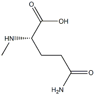 N-Methyl-L-glutamine 구조식 이미지