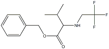 benzyl 3-methyl-2-(2,2,2-trifluoroethylamino)butanoate Structure