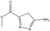 5-Amino-4H-pyrazole-3-carboxylic 
acid methyl ester 구조식 이미지