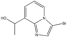 1-(3-bromoimidazo[1,2-a]pyridin-8-yl)ethanol 구조식 이미지