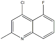 4-chloro-5-fluoro-2-methylquinoline 구조식 이미지