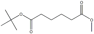 Tert butyl Methyl adipate 구조식 이미지