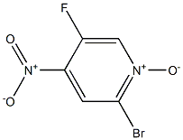 2-broMo-5-fluoro-4-nitropyridine n oxide Structure