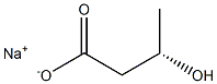 sodiuM(S)-3-hydroxybutanoate 구조식 이미지