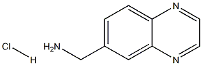 (Quinoxalin-6-yl)methanamine hydrochloride 구조식 이미지