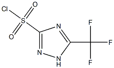 5-Trifluoromethyl-1H-[1,2,4]triazole-3-sulfonyl chloride 구조식 이미지