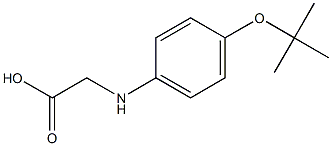 4-tert-butoxy-D-phenylglycine 구조식 이미지