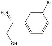 R-BETA-amino-3-bromophenylethanol Structure