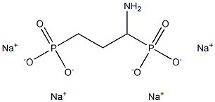 Aminotrimethylenephosphonic acid tetrasodium salt Structure